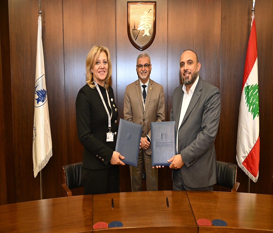 توقيع كلية العلوم الإنسانية في جامعة بيروت العربية اتفاقية تعاون أكاديمي مع شركة رؤيتك ش.م.ل.