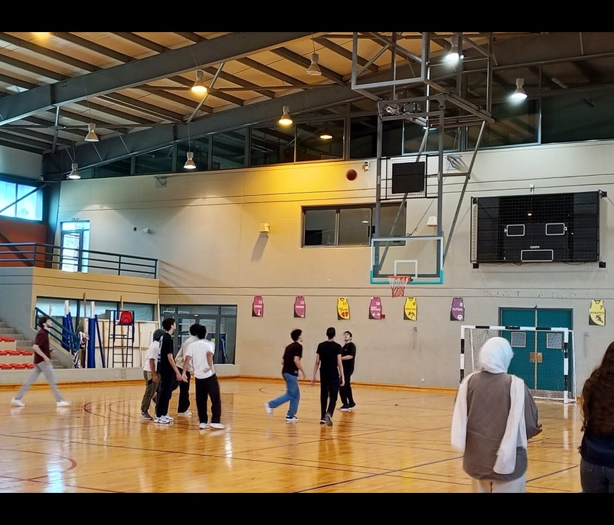 MED 1 Students gathered at Debbieh Campus for a social and sports activity