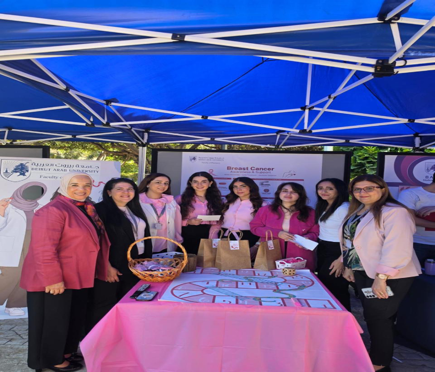 Faculty of Pharmacy Leads Breast Cancer Awareness Campaign Across Beirut and Beqaa Campuses